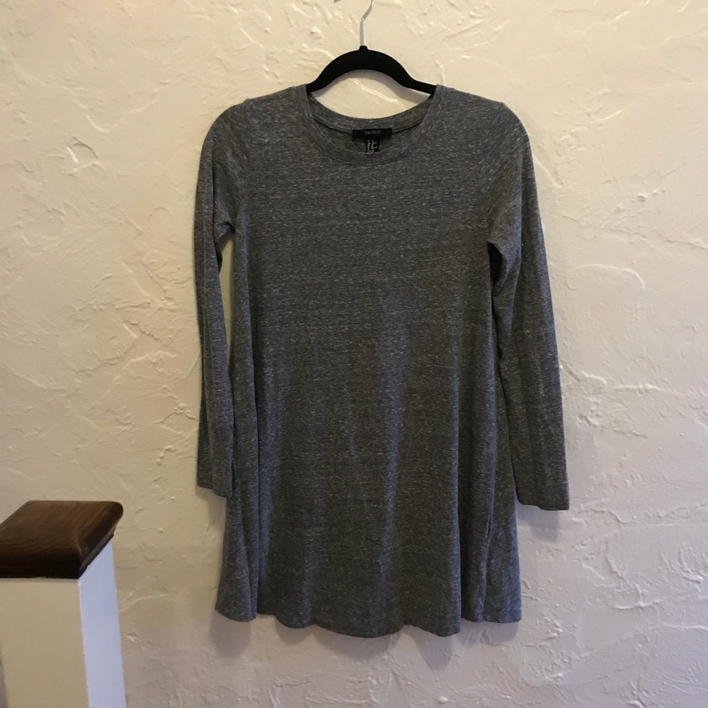 Forever 21 Heather Gray Shift Dress